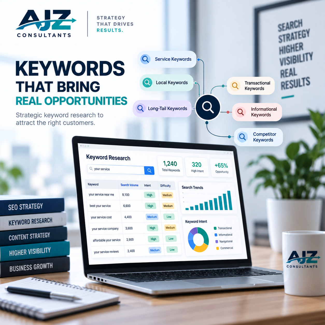 From Keywords to Search Presence - AJZ Consultants